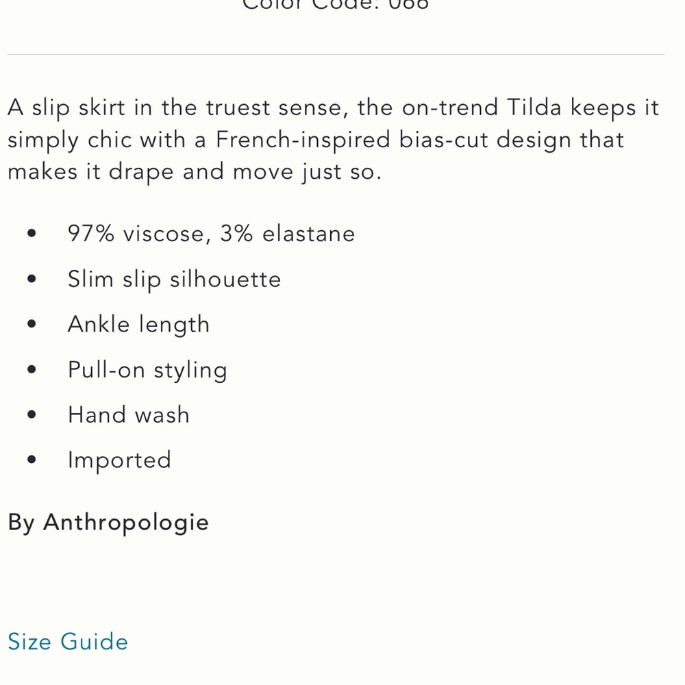 *Anthropologie The Tilda Maxi Slip Skirt: Plisse Edition - Picture 5 of 5